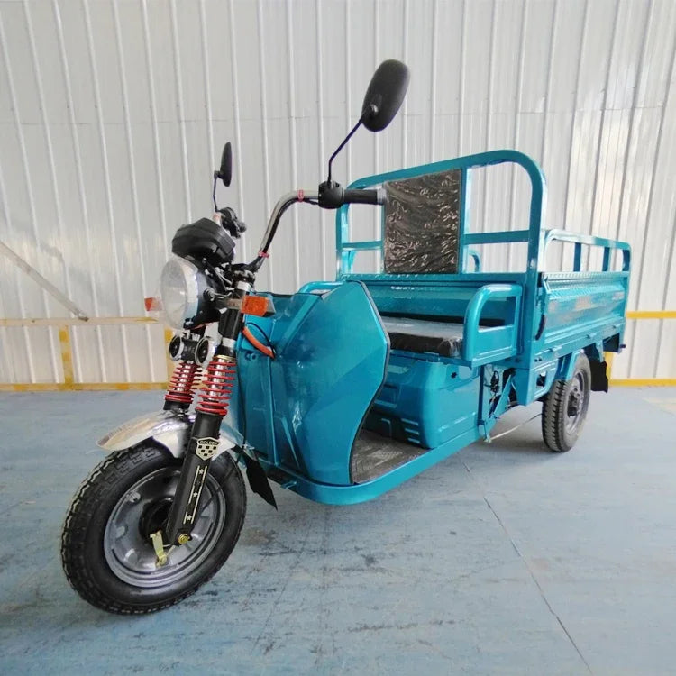 Battery-Powered Three-Wheeler Electric Cargo Bike E-Trike Electric Adult Tricycle