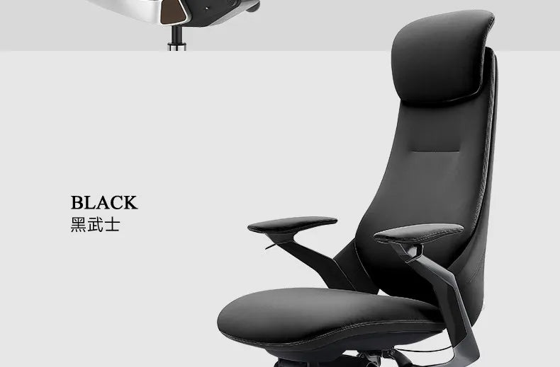Computer Relaxing Office Chair Ergonomic Mobile Wheels Leather Office Chair Backrest Modern Sillas De Oficina Library Furniture