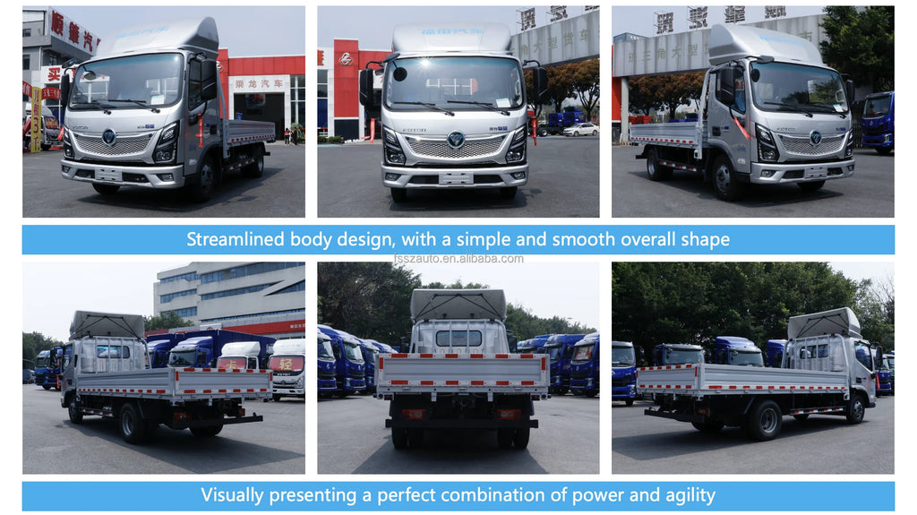 Electric Truck 5 Tons Freight Truck Customize Flatbed Truck CATL 100.46kWh Battery Electric Vehicles for Sale