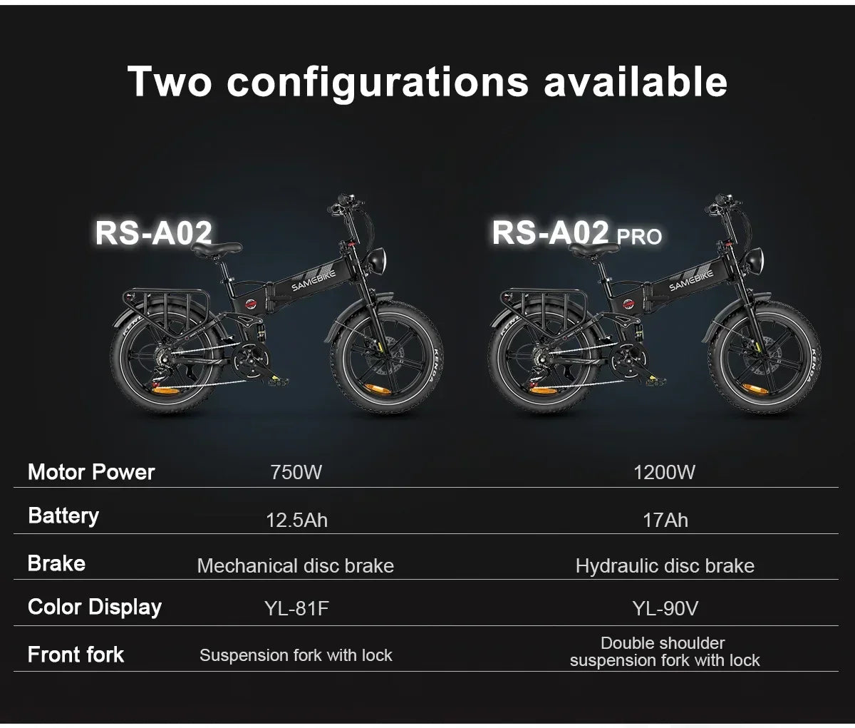 Full suspension mountain Electric Bicycle 1200W motor city folding Electric BIke 48V17AH battery 20*4.0 fat tire snow E-Bike