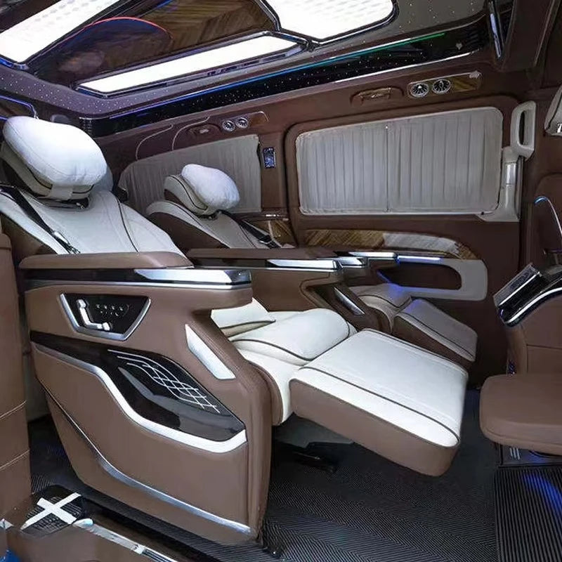 Car Interior Aluminum Alloy Partition Vip Electric Luxury W447 Vito Customized Color & Logo Car Interior Accessories