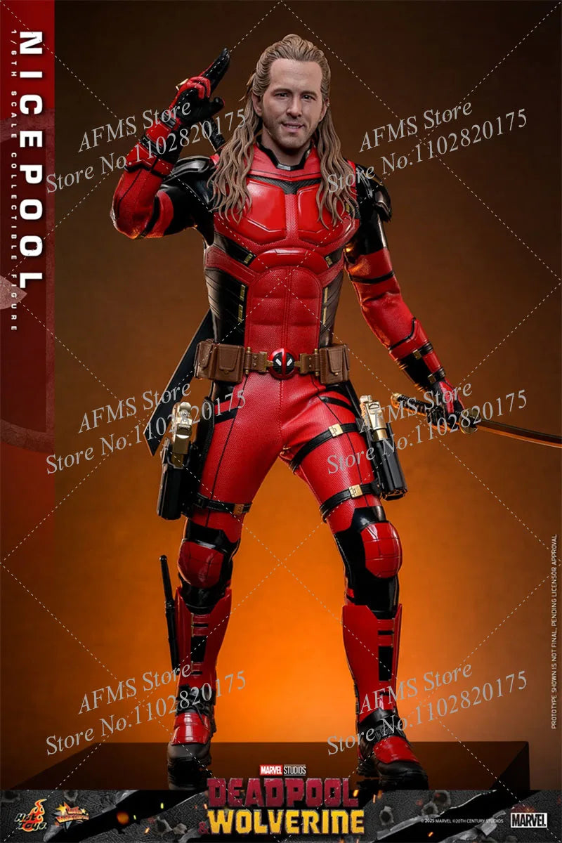 HOTTOYS MMS788 1/6 Scale Collectible Figure Ryan Reynolds Deadpool & Wolverine 12Inch Men Soldier Action Figure Body Toys