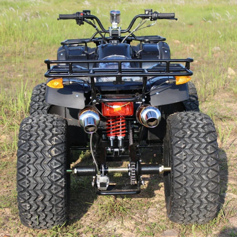 For200cc Chinese Sports Quad Bike ATV 4x4 Automatic UTV Oil Cooled CVT Big Bull 10 Inch Alloy Rims Adult Buggy Chain Drive 4-Str