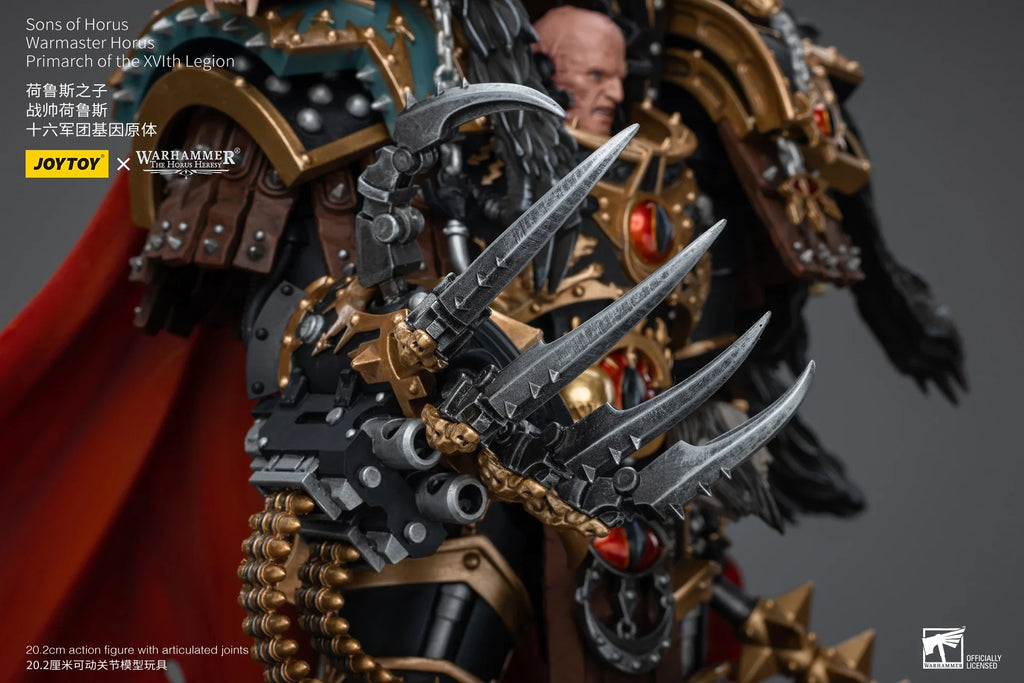 JOYTOY Warhammer 40k 1/18 Action Figures 20.2cm Sons of Horus Warmaster Horus Primarch of the XVIth Legion Collectible Toys Gift