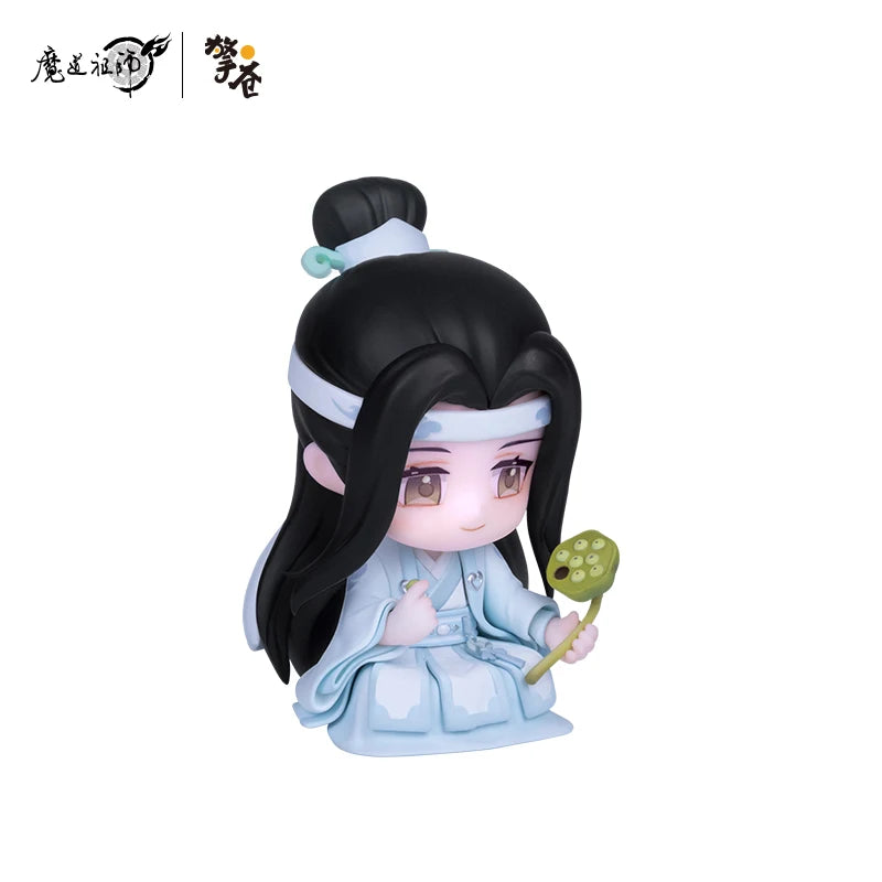 Anime Doll Figure The Untamed Grandmaster of Demonic Cultivation Wei Wu Xian Lan Wang Ji Small Night Light Decoration Figurine