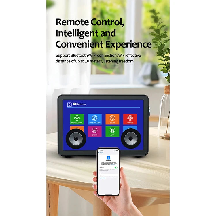 Professional Karaoke Experience Mini USB Speaker Indoor Subwoofer With 19.5 Transparent LCD Display LED & LCD TVs Genre Speaker