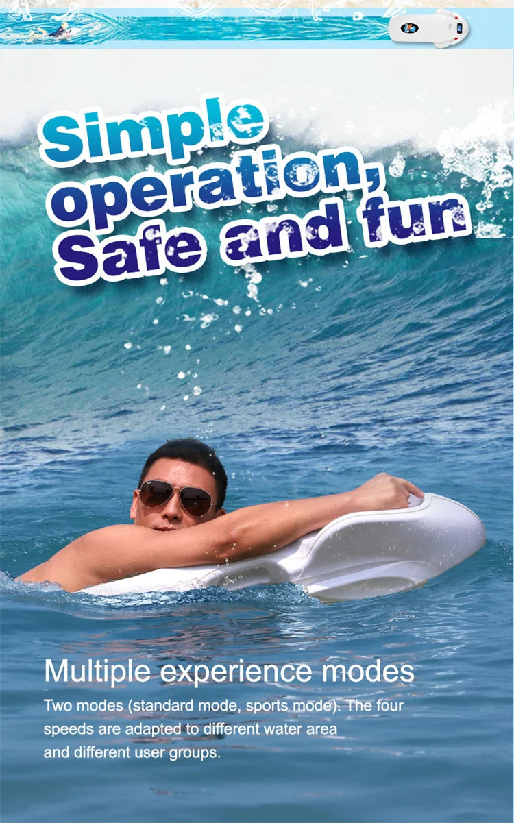 OEM Wholesale 12Ah 15Km/H Max Speed Powered Surfboards Electric Surfboard Jet/Water Scooter