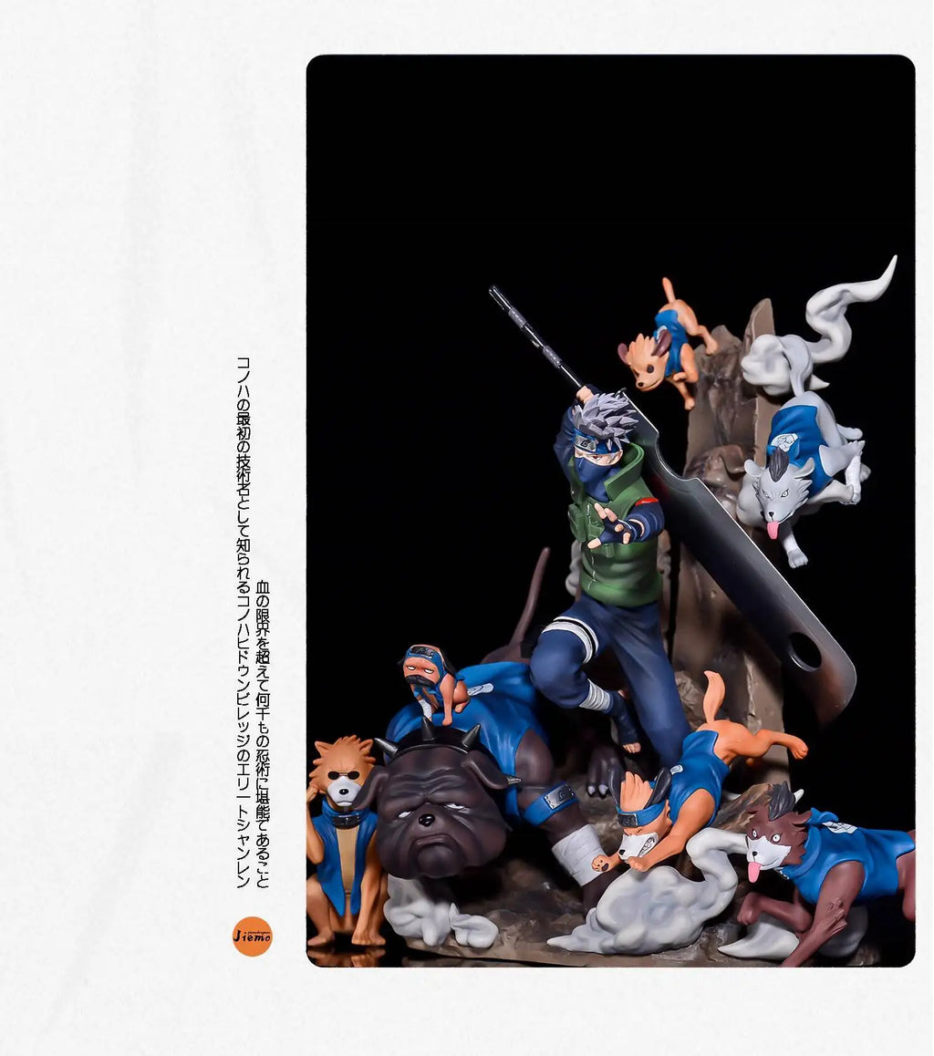 Naruto Shippuden Anime Figures Hatake Kakashi GK Oversize Model 36cm Action Figure Statue PVC Figurine Figma Collectible Toys
