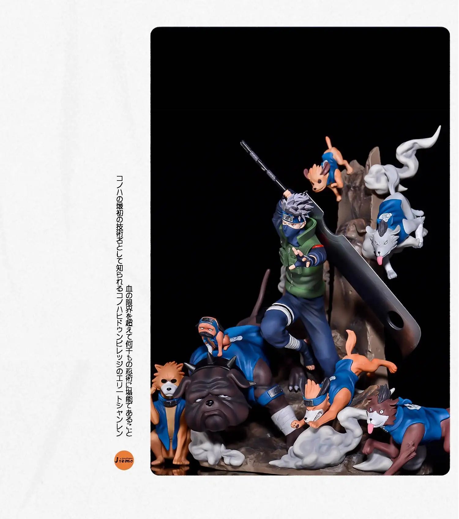 Naruto Shippuden Anime Figures Hatake Kakashi GK Oversize Model 36cm Action Figure Statue PVC Figurine Figma Collectible Toys