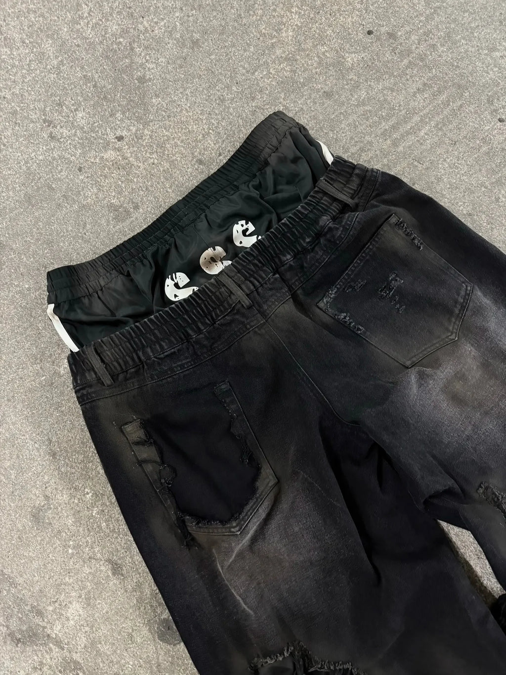 2026 New Y2K Striped Ripped Baggy Jeans for Men Women Harajuku Hip Hop Wide Leg Pants Korean Fashion Couple Casual Trousers