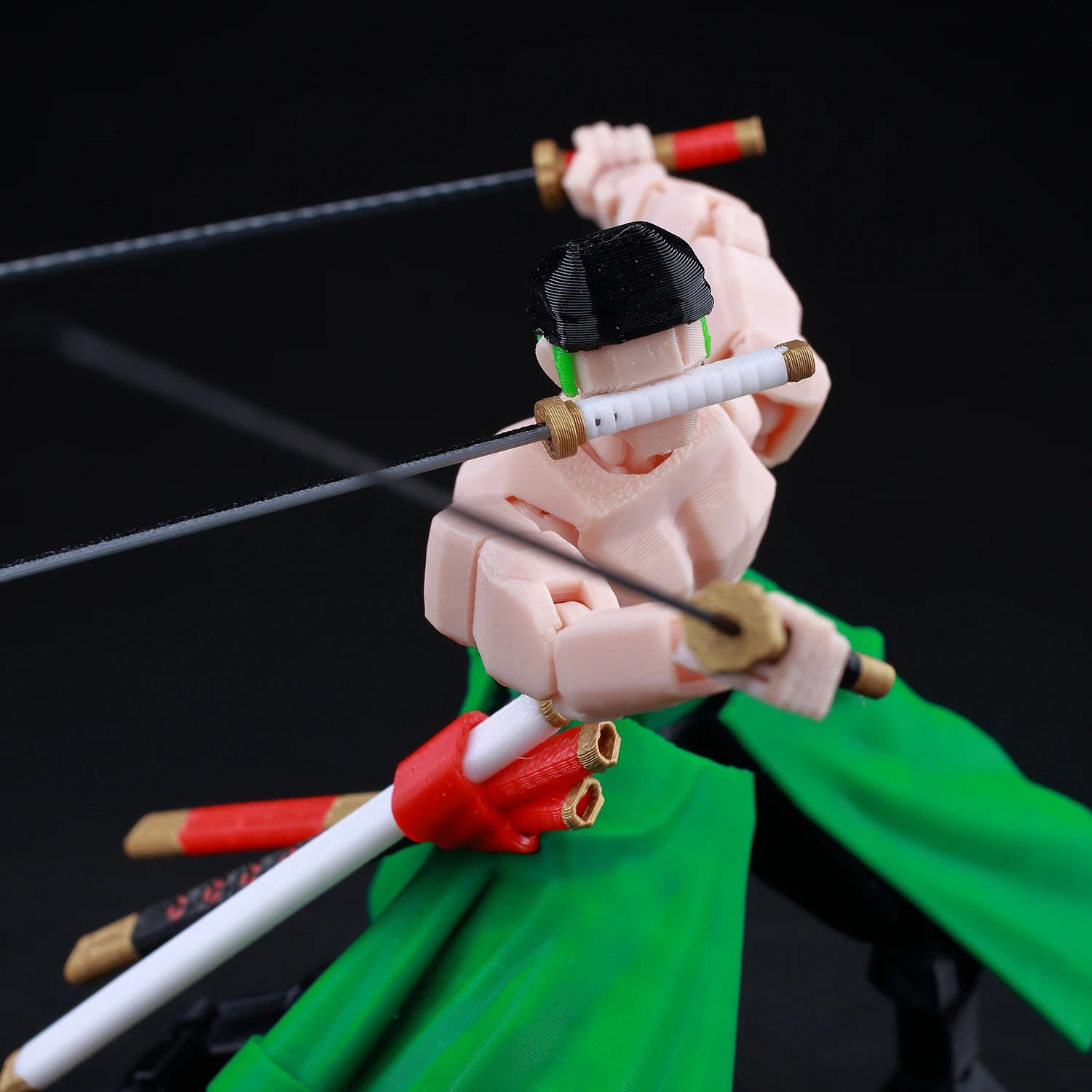 9L3D Printed Anime One Piece Naruto Demon Slayer Dummy13 Lucky T13 Movable Shapeshift Action Figures Mannequin Toys Collectors