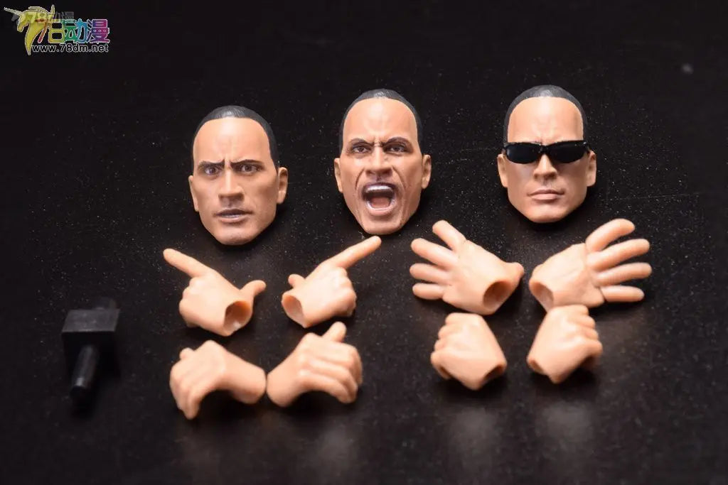 BANDAI Original S.H.Figuarts WWE The Rock (Dwayne Johnson) Movable Action Figure Collectible Model Toy Gift for Boys