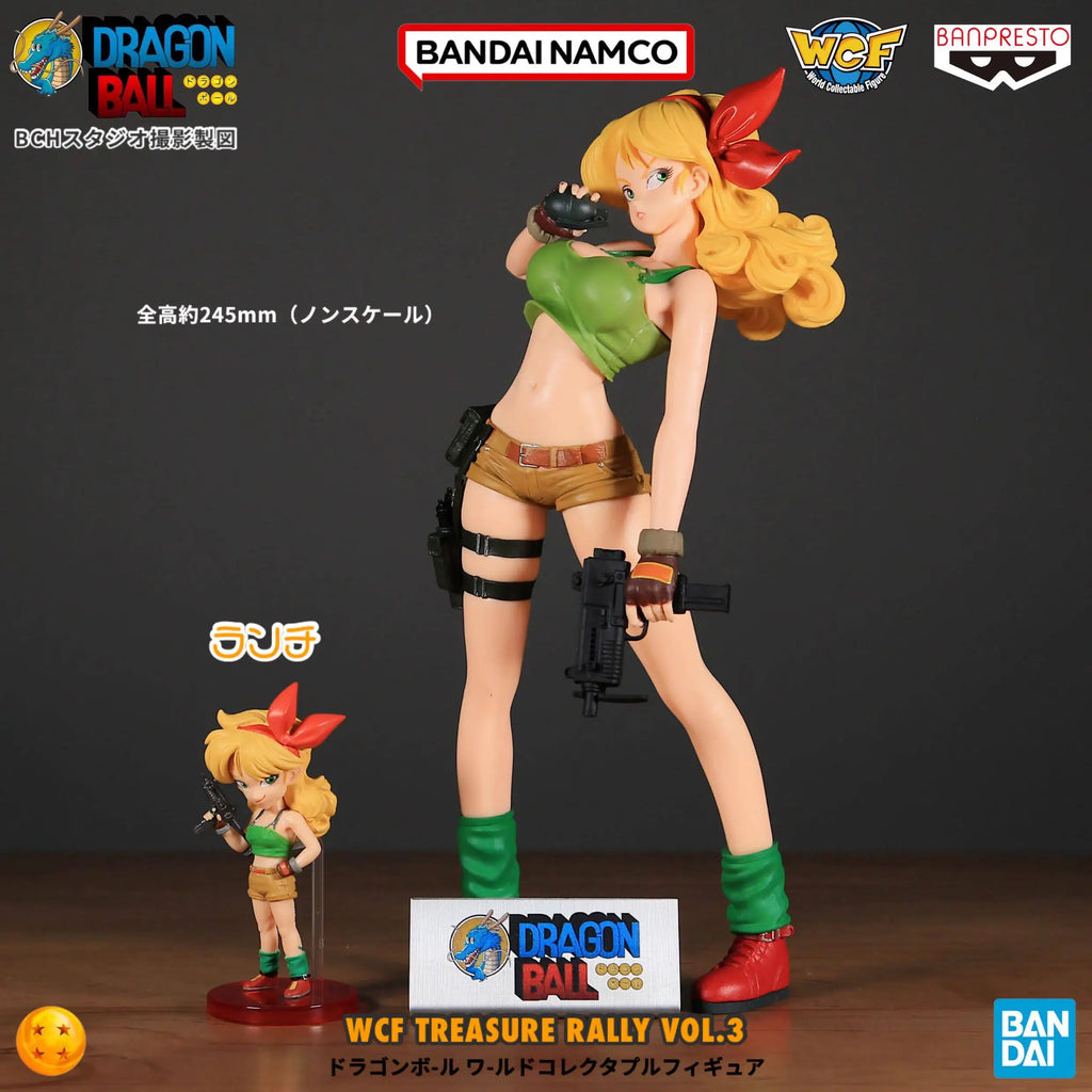 Pre-Order Bandai Dragon Ball Z WCF Treasure Collection Vol.3 Son Goku Bulma Tao Pai Pai Figure Set （10-day shipping）