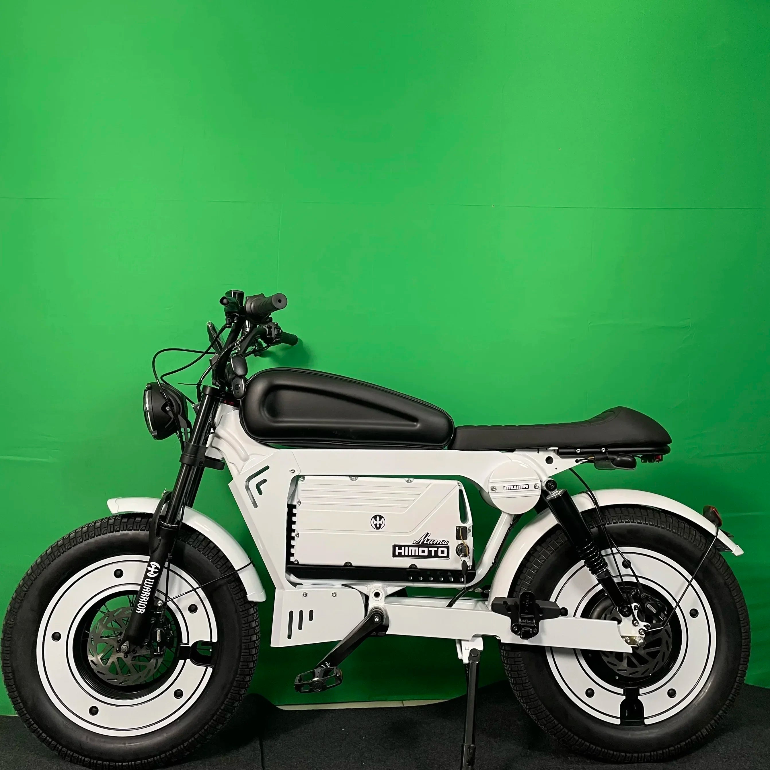 Ebike ZPW Black Warrior 3000W 60V 45AH Camping Motorcycle, Adult Electric Bike 20 Inch Fat Tire Electric Bike