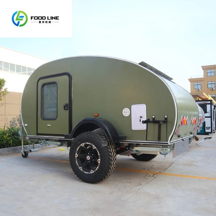 Small Car House Off-road Camping Teardrop  Travel Trailer Caravan Motorhome Camper Van Mini RV Caravan for Sale Malaysia