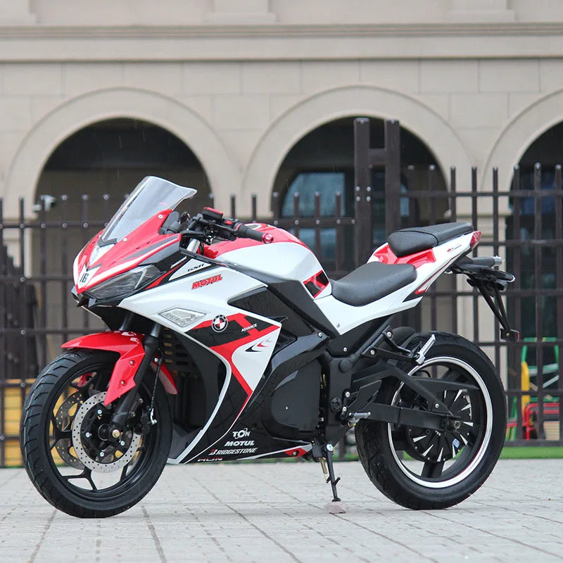 Factory Cheap High Speed V6/R3 Customized 15000 Watts 8000 Watt Racer Motorcycle Electric Scooter Racing Motorcycle Adults 72v