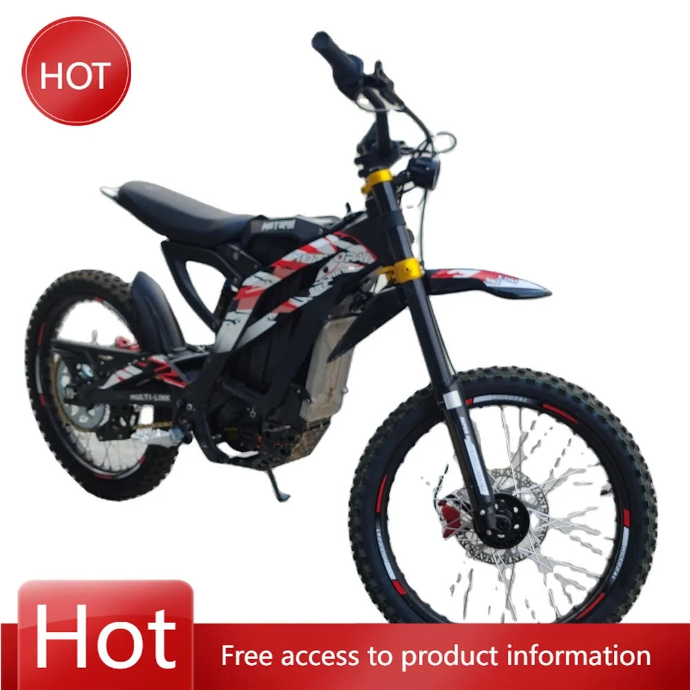 New Electric Dirt Bike 2023 China Moto Enduro Electric Cross Dirtbike Off-road 72V Euro Adult Electric Motorcycles