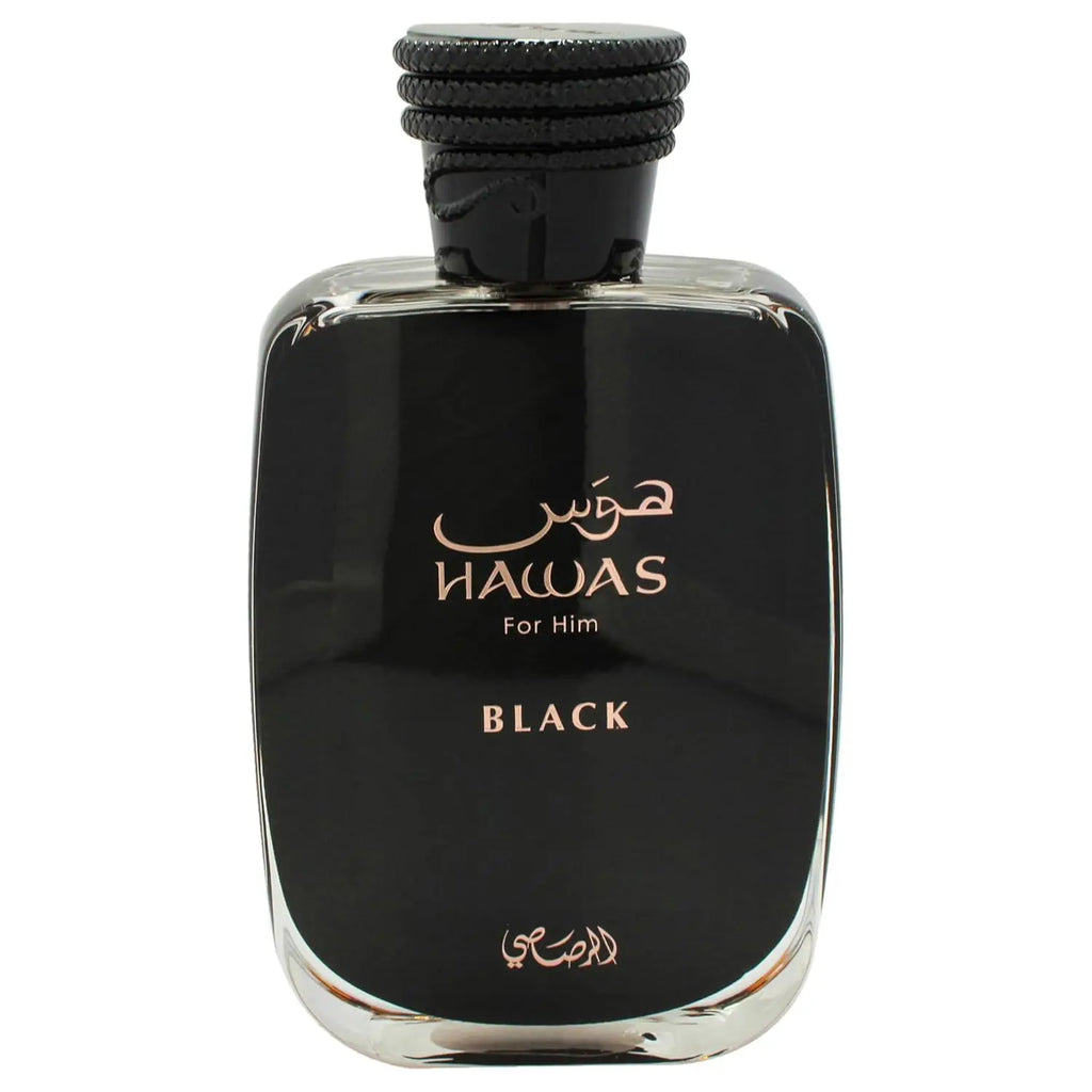 RASASI Hawas Black EDP Men's Perfume 3.38 Fluid Ounces - Ideal for Halloween Christmas Gifts And Lovers