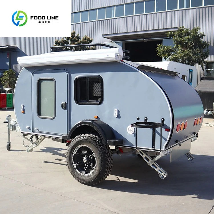 Small Car House Off-road Camping Teardrop  Travel Trailer Caravan Motorhome Camper Van Mini RV Caravan for Sale Malaysia