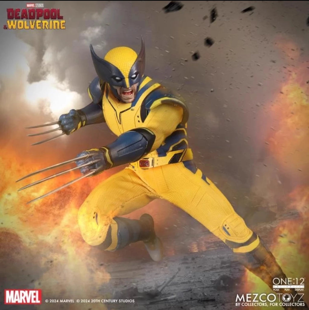 In Stock Mezco One:12 Deadpool and Wolverine Movie Version 6-inch Movable Doll Handicraft