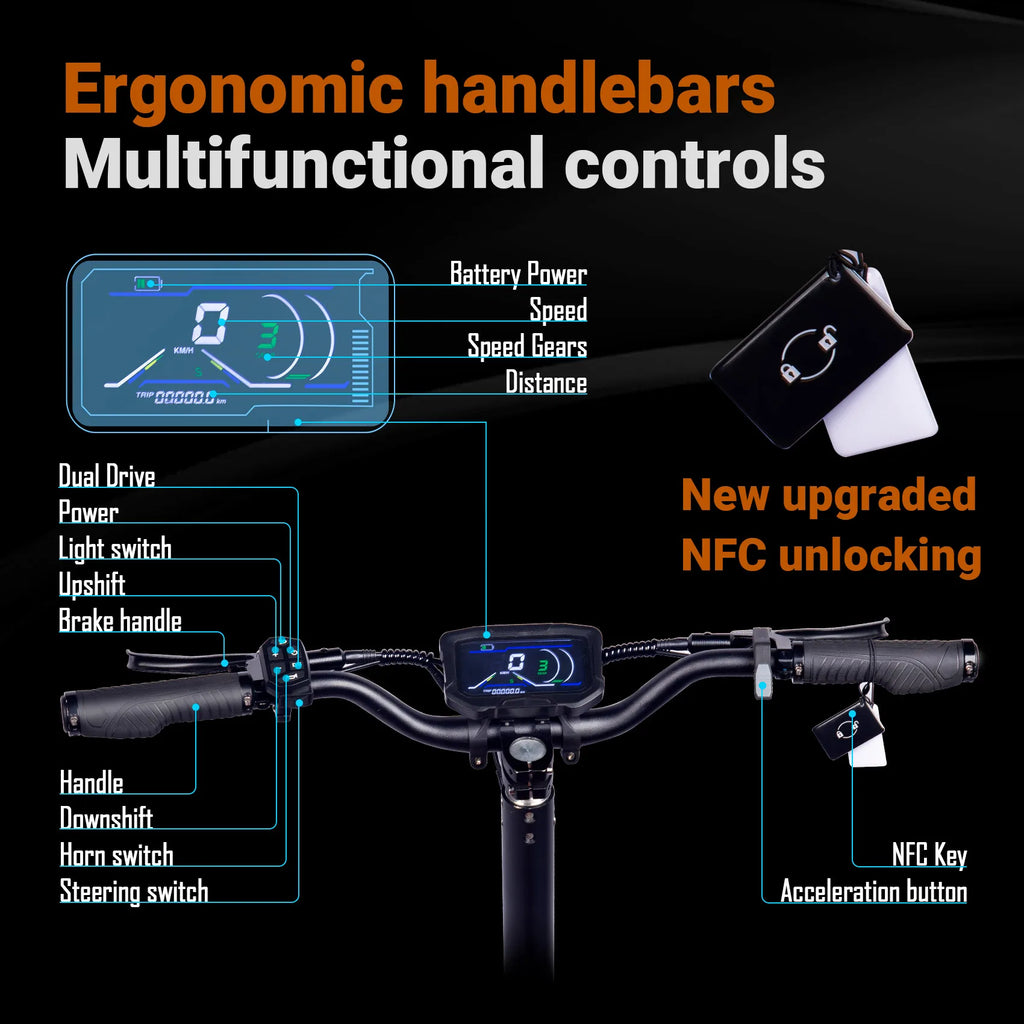 11-Inch Off-Road Tires Foldable Dual Suspension 6000W 60V Motor 38AH High Speed 85km/H IP55 Waterproof Electric Scooter for