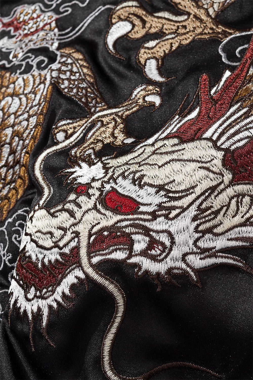 Versatile Japanese Yokosuka Jacket with Dragon Embroidery - Reversible, High-Quality Streetwear for Urban Fashion Enthusiasts