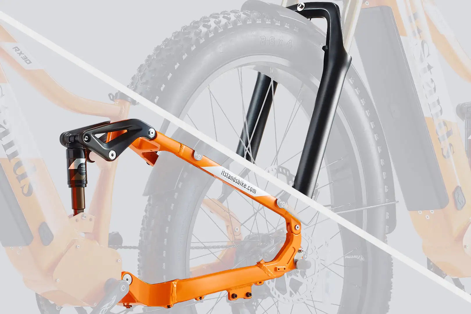 26" Electric Bike 2000W E-Bike For Adults Dual-Motor Bicycle  30mph Fat Tyre