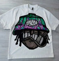 Y2k Harajuku Streetwear Men and Women Short Sleeved Fashion New Cartoon Print Design Shirt Retro Hip Hop Trend Oversized T-Shirt
