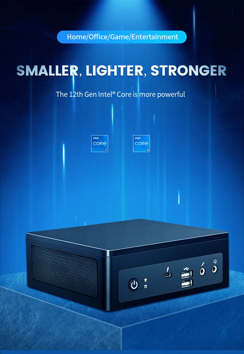 Topton Cheap Mini PC I7 1260P 1165G7 I5 1240P 1135G7 Mini Gaming Desktop 2*DDR4 NVMe SSD 2*HD-MI2.0 DP 8K NUC Computer HD HTPC