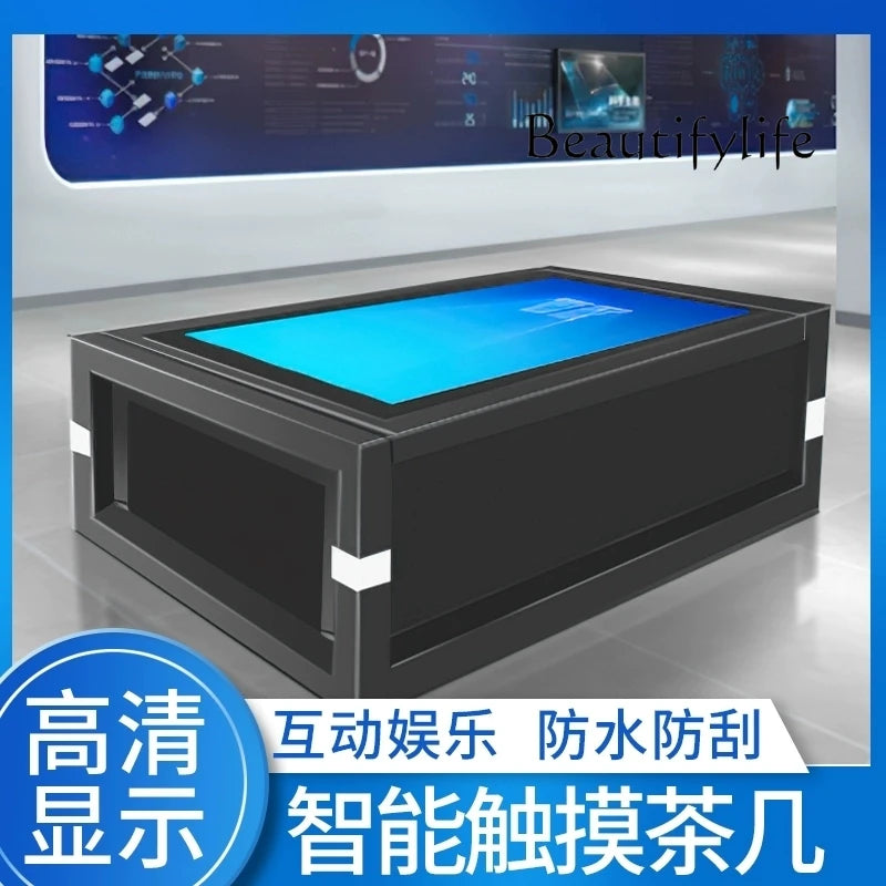 Smart touch all-in-one machine Capacitive screen Interactive desktop touch screen Multi-touch lifting all-in-one machine