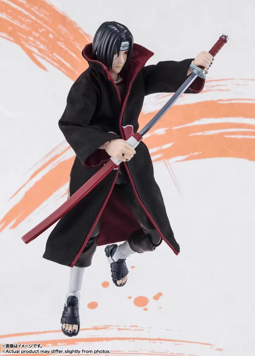 Bandai Original S.H.Figuarts Series Naruto:Akatsuki Figure Anime Movable Character Assembly Figures Model Toys Collectible Model