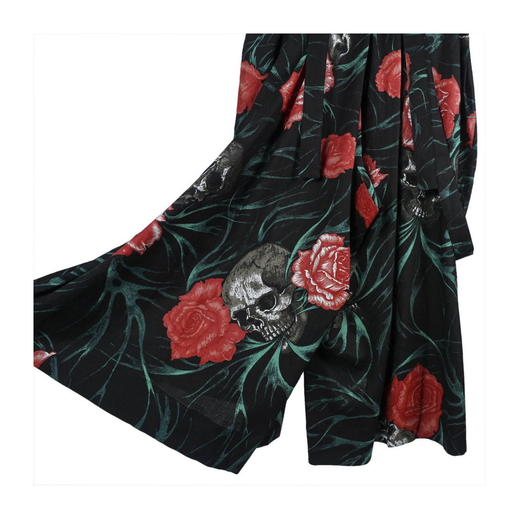 TOP-YAMAMOTO Japanese original design dark niche skull print casual pants