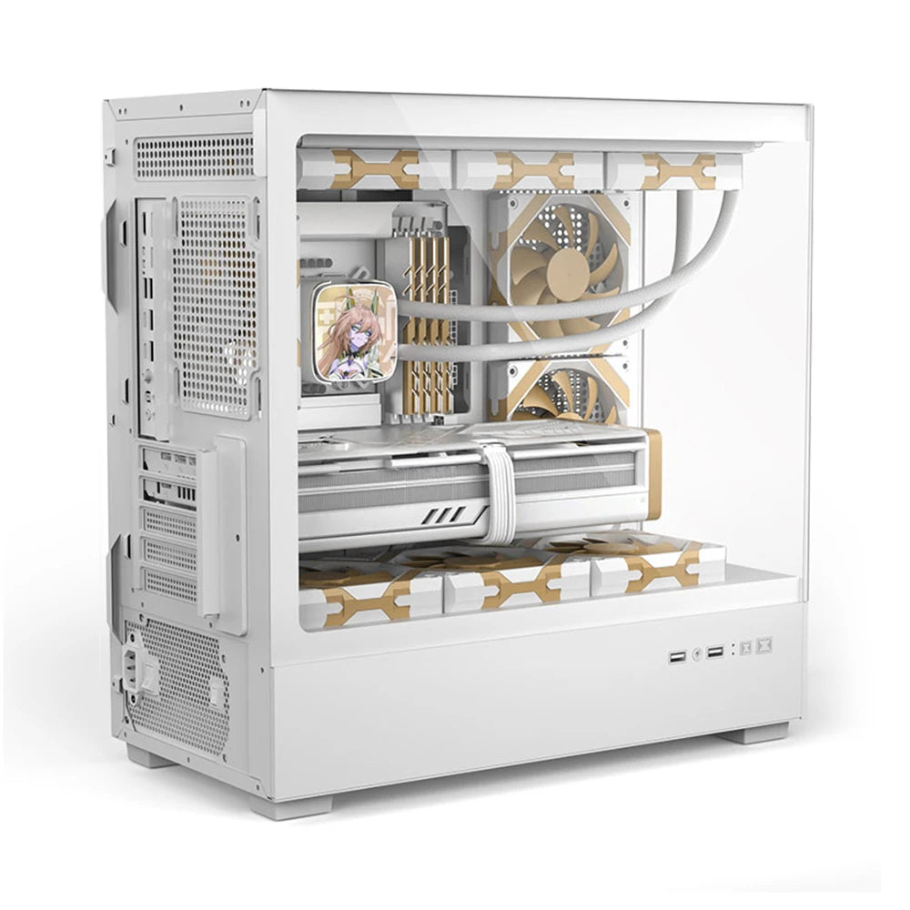 Factory Oem Custom Computer Pc Case Gaming Atx Cases & Towers Glass Cabinet Rtx 4060 With Rgb Fans for Gaming Desktop