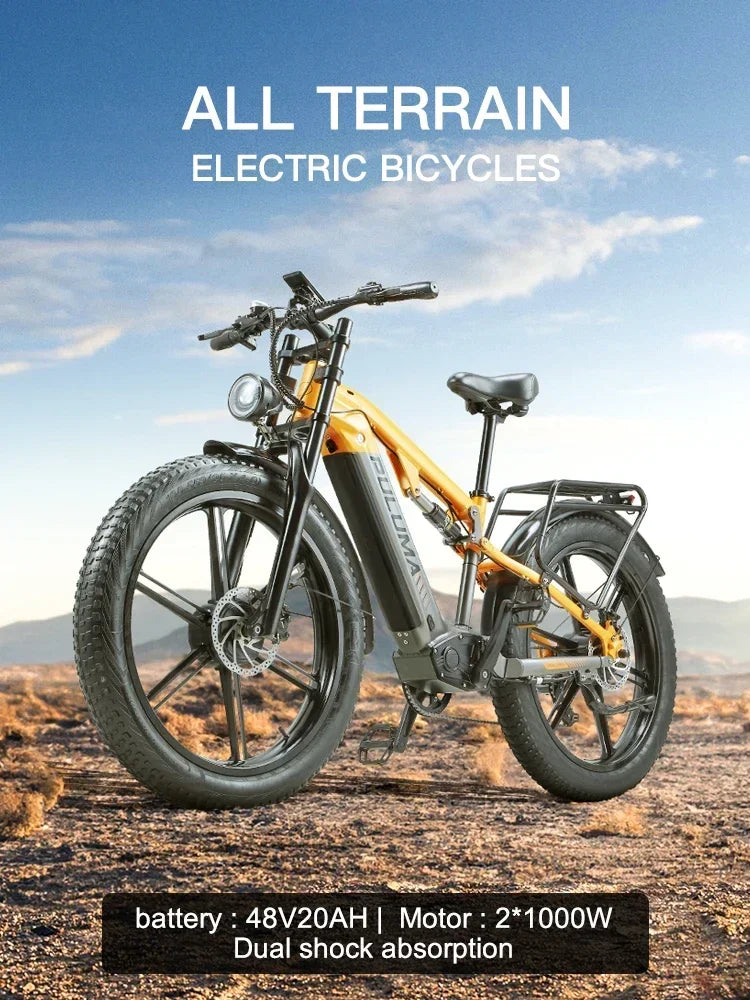 PULUMA PH003 Electric Bicycle Peak Power 48V3000W motor 20ah battery Electric bike 26*4.0 inch Fat tire mountain off-road E-bike