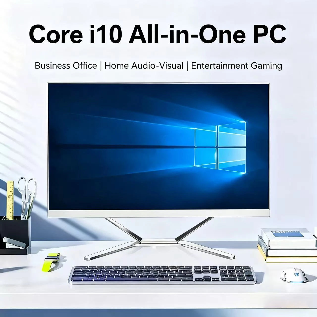 factory price 24 inch core i3 i5 i7 i9 CPU generation gaming pc full setup all in one computadora all-in-one computers with OEM