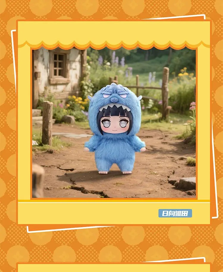 Original BANDAI Eaki Naruto Uzumaki Naruto Blind Box Shippuden Beast Party Series Plush Doll Anime Characters Are Cute Toys Gift