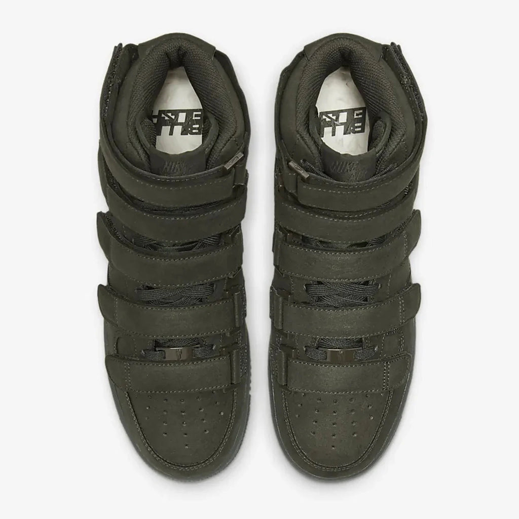 Nike Official Authentic Air Force 1 Unisex High-Top Sports Sneakers with Velcro DM7926-300