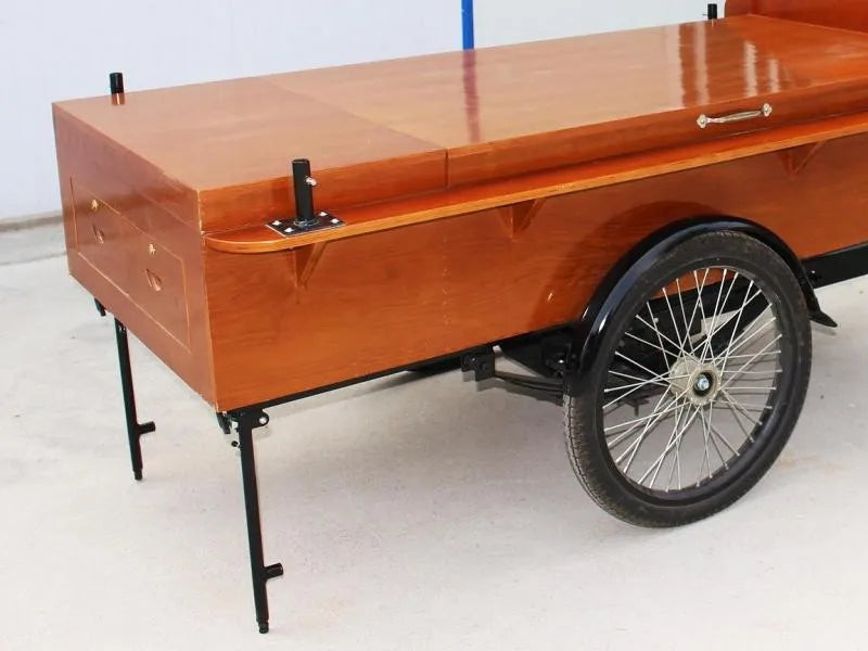 Three Wheel Coffee Bike High Load Capacity  Electric Tricycle
