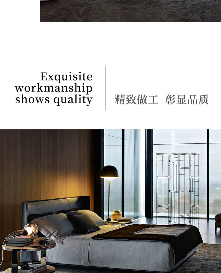 European Double Bed Frame Simple Wood Elegant Luxury Bedroom Bed Frame Queen Under Storage Mobili Per La Casa Home Furniture