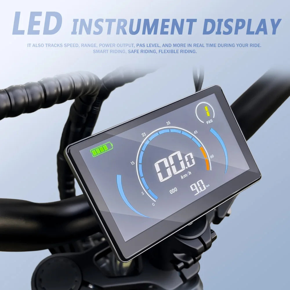 Cheevalry GT20 20 Fat Tire E-Mountain bike  Adult E-bike 1500W*2 motor city ebike 60V43Ah battery Electric Bike