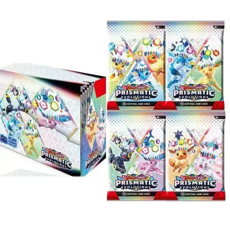 360Pcs Pokemon Card Destined Rivals Prismatic Evolutions Scarlet Violet 151 PALDEAN English Booster Battle Transaction Card