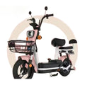 High-end 48V 350W Electric Bicycle For Adults Smart Digital Brushless Motor Rear Hub Carbon Steel Frame 3-Speed City Bike