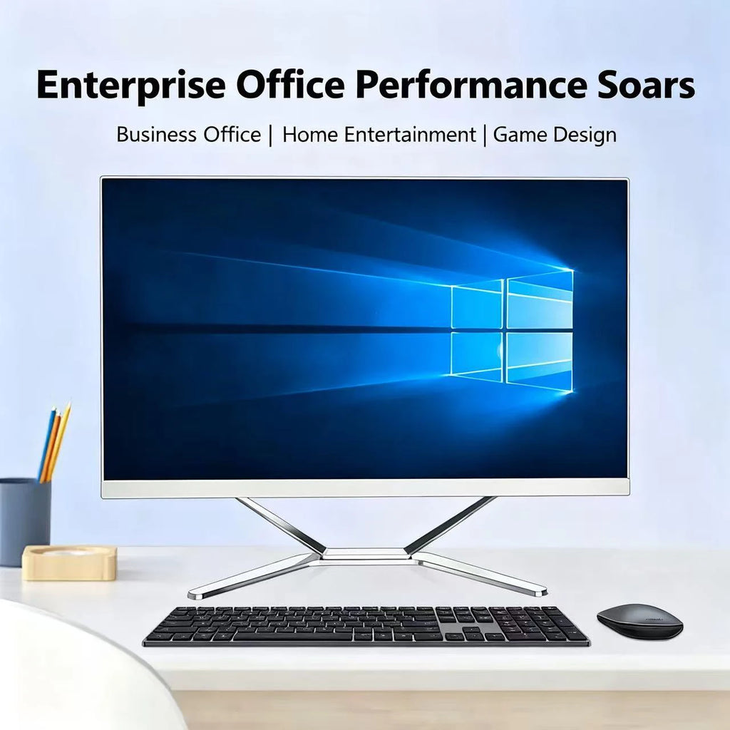 factory price 24 inch core i3 i5 i7 i9 CPU generation gaming pc full setup all in one computadora all-in-one computers with OEM