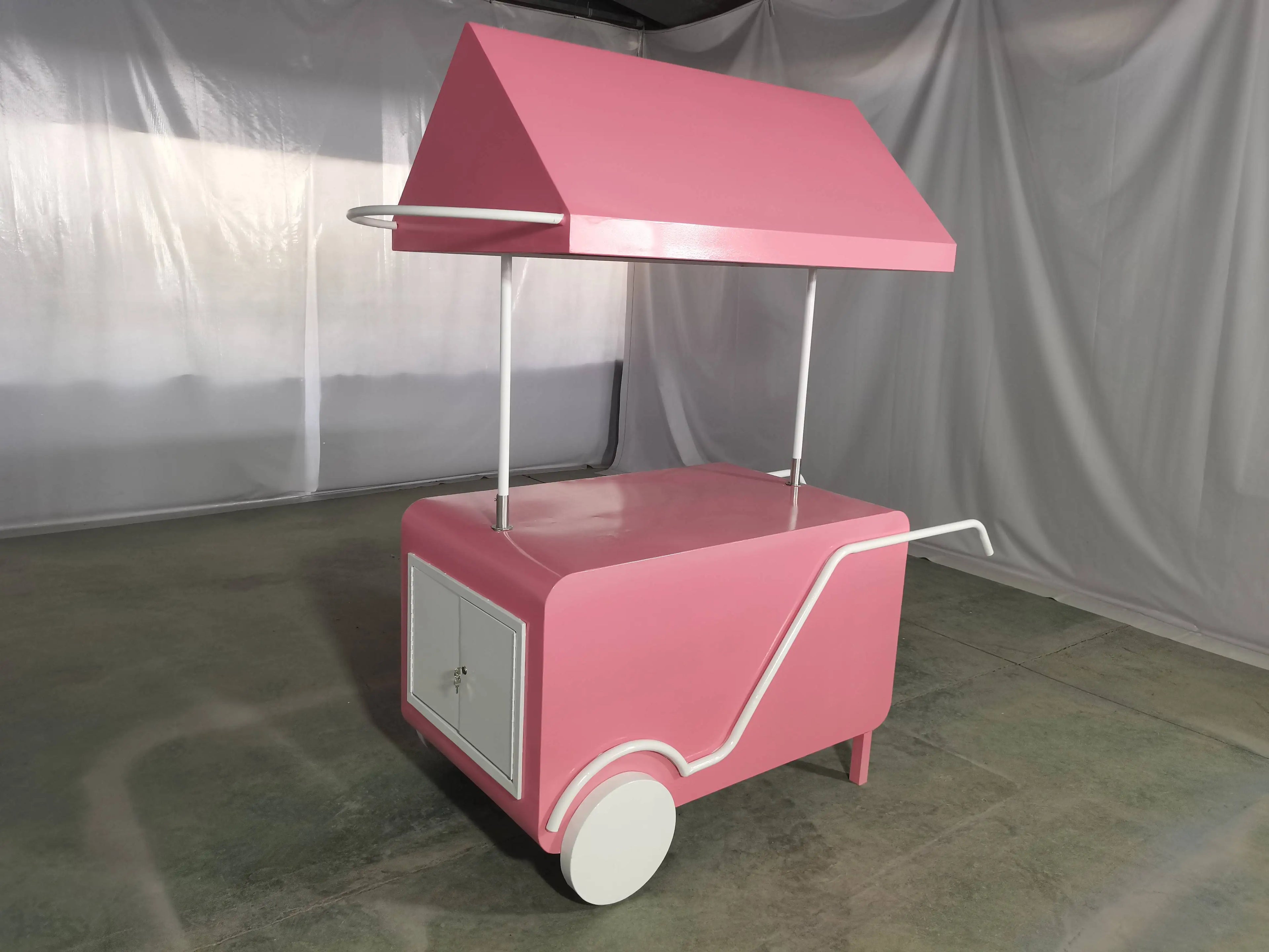 Italian Gelato Cart Electric Tricycle With Freezer Display Mobile Ice Cream Bike Customized Vending Commercial Street Food Kiosk