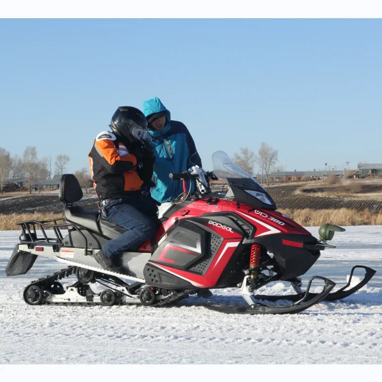 Factory Wholesale Crawler 2-seater Adult Automatic Snowmobile ATV/UTV 150CC Ice Motorcycle