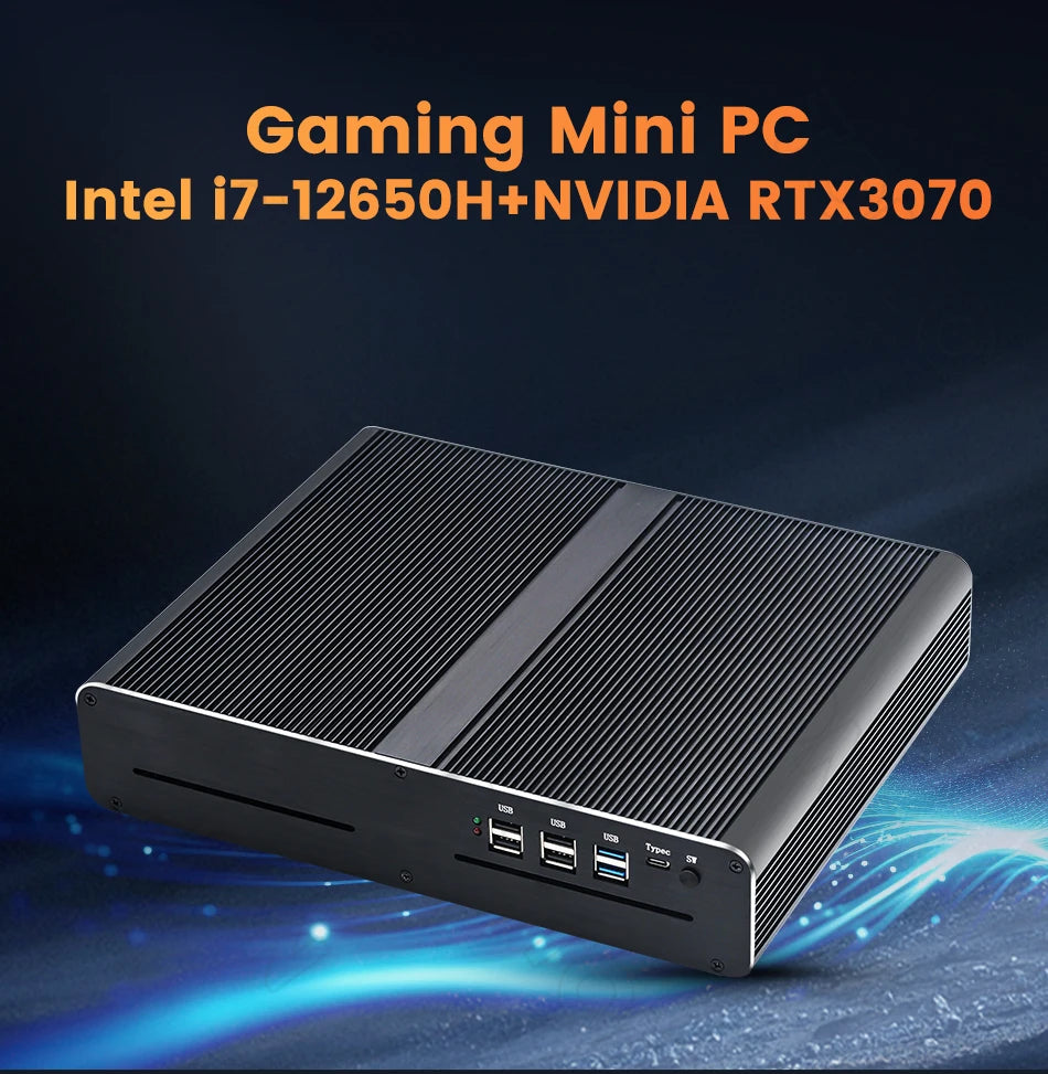 I9-10980HK Mini PC Gamer I7 12650H Discrete Graphic NVI-DIA RTX 4060 3060 RTX3070 Dual Lan Win11 Desktop Gaming Computer WiFi6