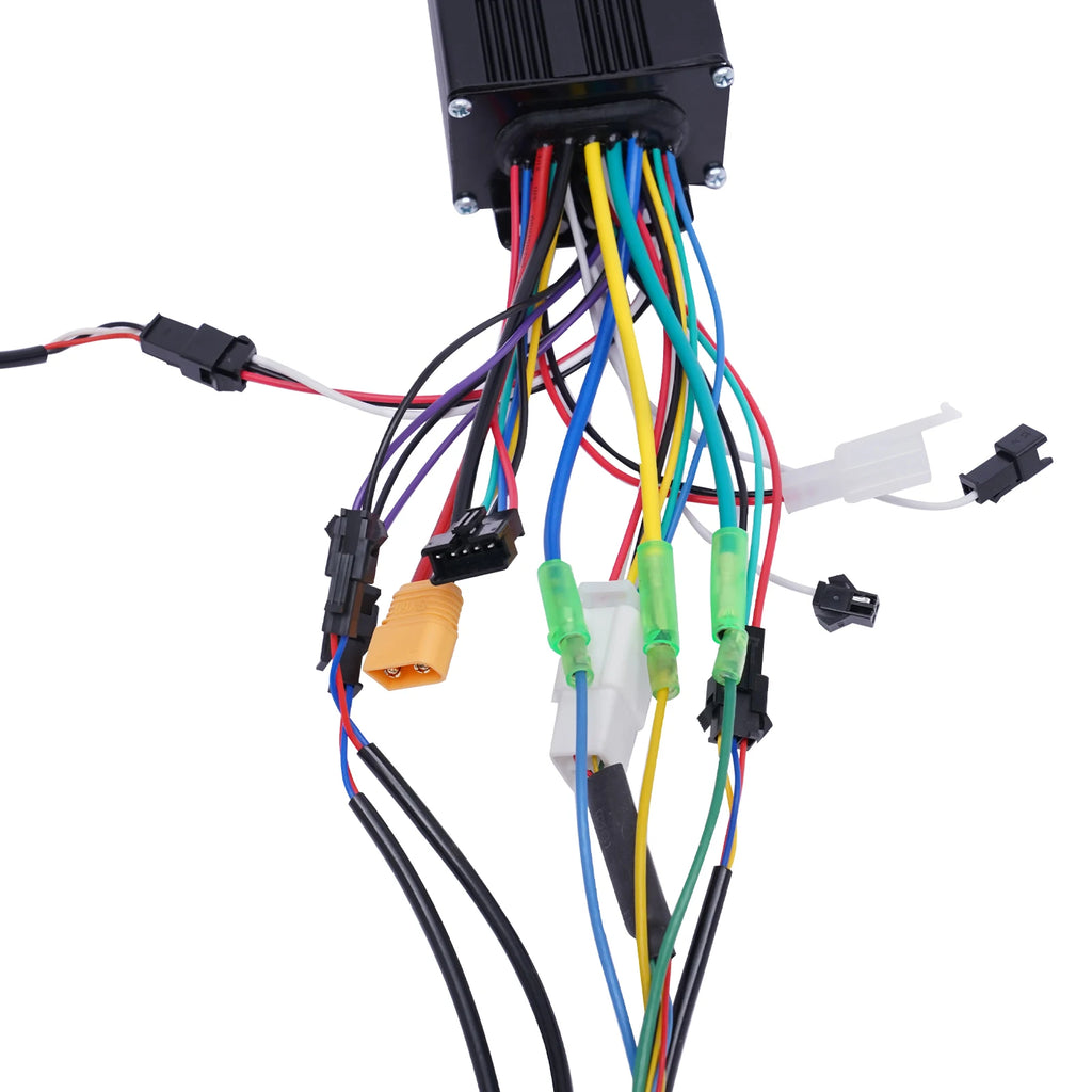 36V 500W Electric Bike Conversion Kit with LCD Display PAS Brake Levers Complete E-Bike Kit for 27.5"/700C Front Wheel