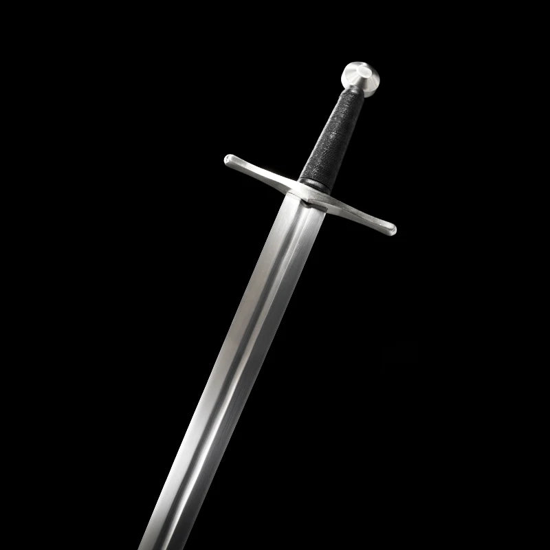 Replica Medieval Sword Handmade Sword, European Style, Wooden Sheath, Spring Steel Full Tang Blade,Arming / Knightly Sword
