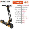 Original Inmotion RS 72V 40Ah 2*2000W Dual Motor Peak Power 2*4200W Top speed 100km/h 11inch Tire for Inmotion RS Scooter