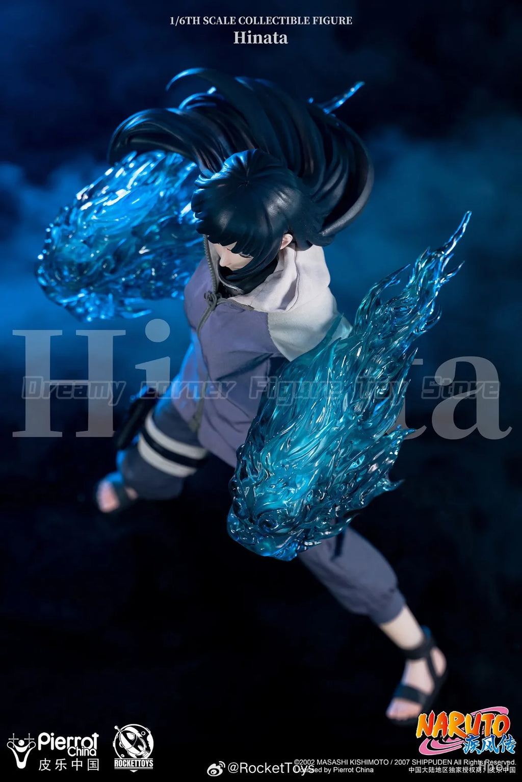 【In Stock】RocketToys ROC-006 NARUTO Shippuden Hyuuga Hinata 1/6 Action Figure